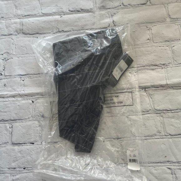 New Look Navy Check Skinny Cropped Trousers - Picture 9 of 9